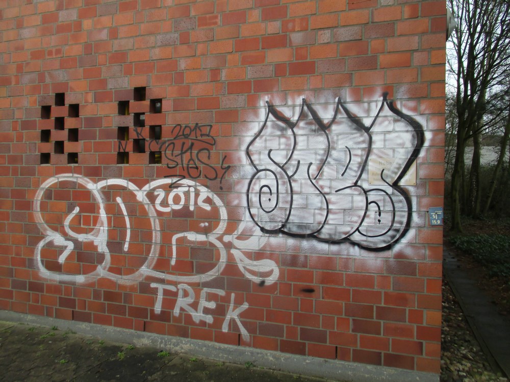 Graffiti Klinker 1 Vor