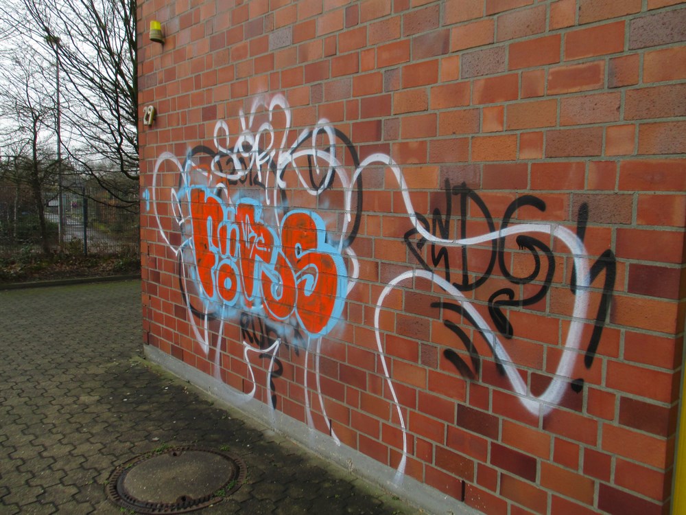 Graffiti Klinker 3 Vor